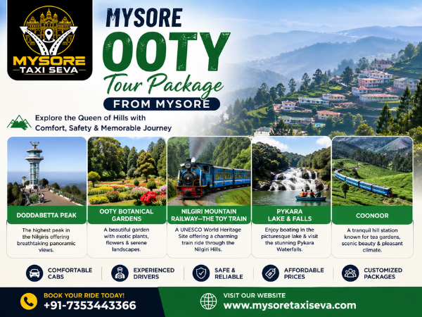 Mysore Ooty Tour Package