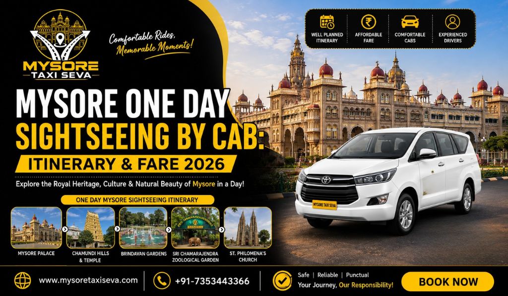Mysore One Day Sightseeing by Cab