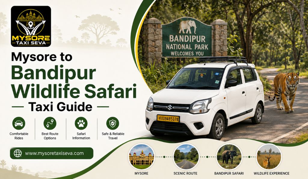 Mysore to Bandipur Safari Taxi