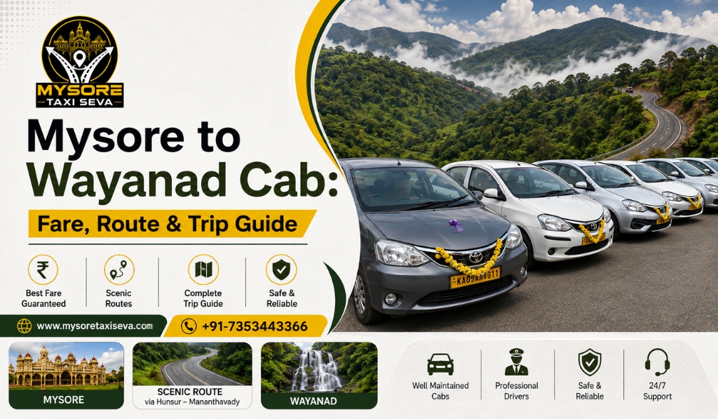 Mysore to Wayanad Cab