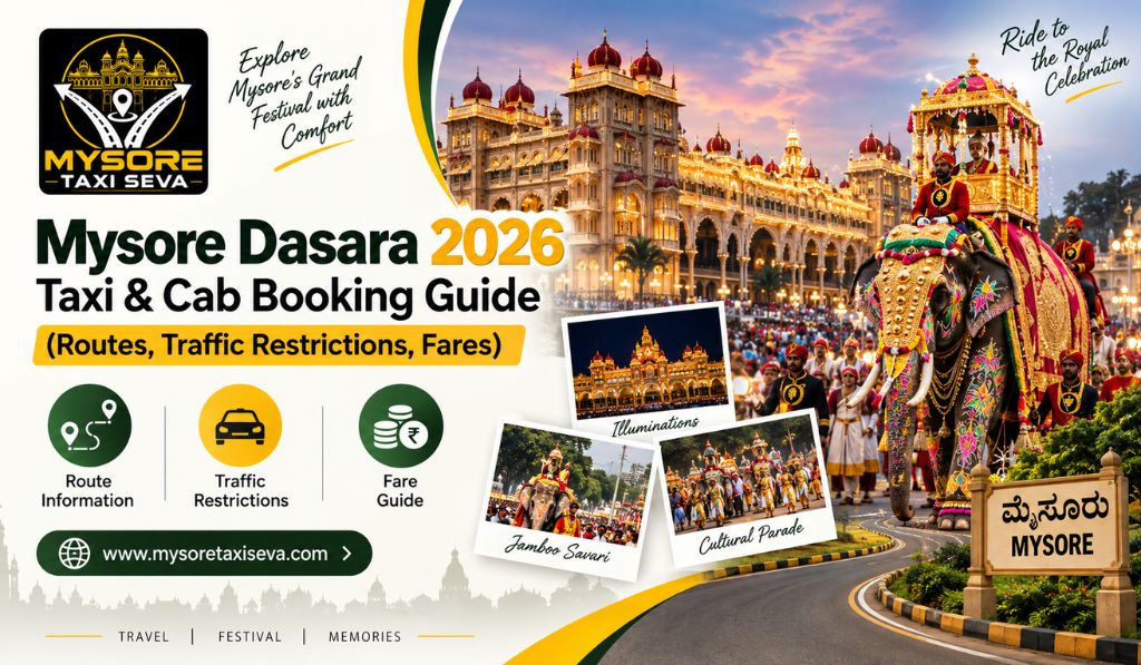 Mysore Dasara 2026 Taxi & Cab Booking Guide