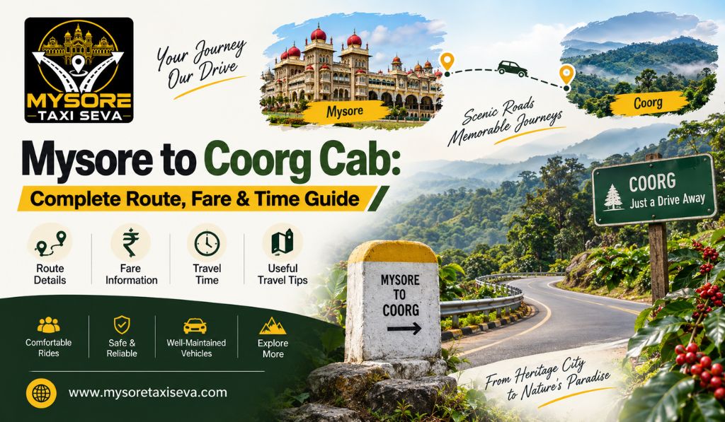 Mysore to Coorg Cab