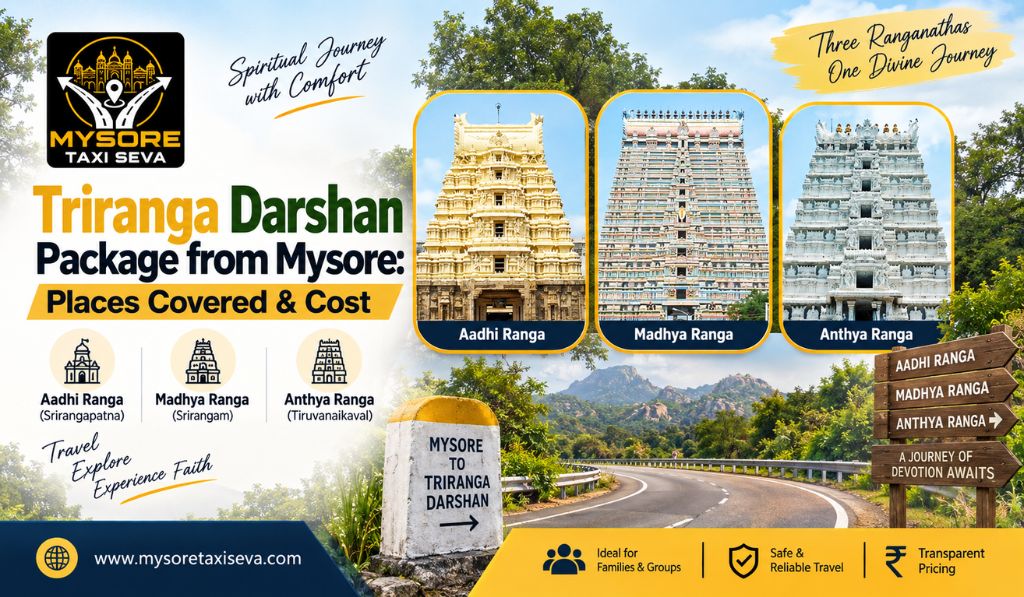 Triranga Darshan Package from Mysore